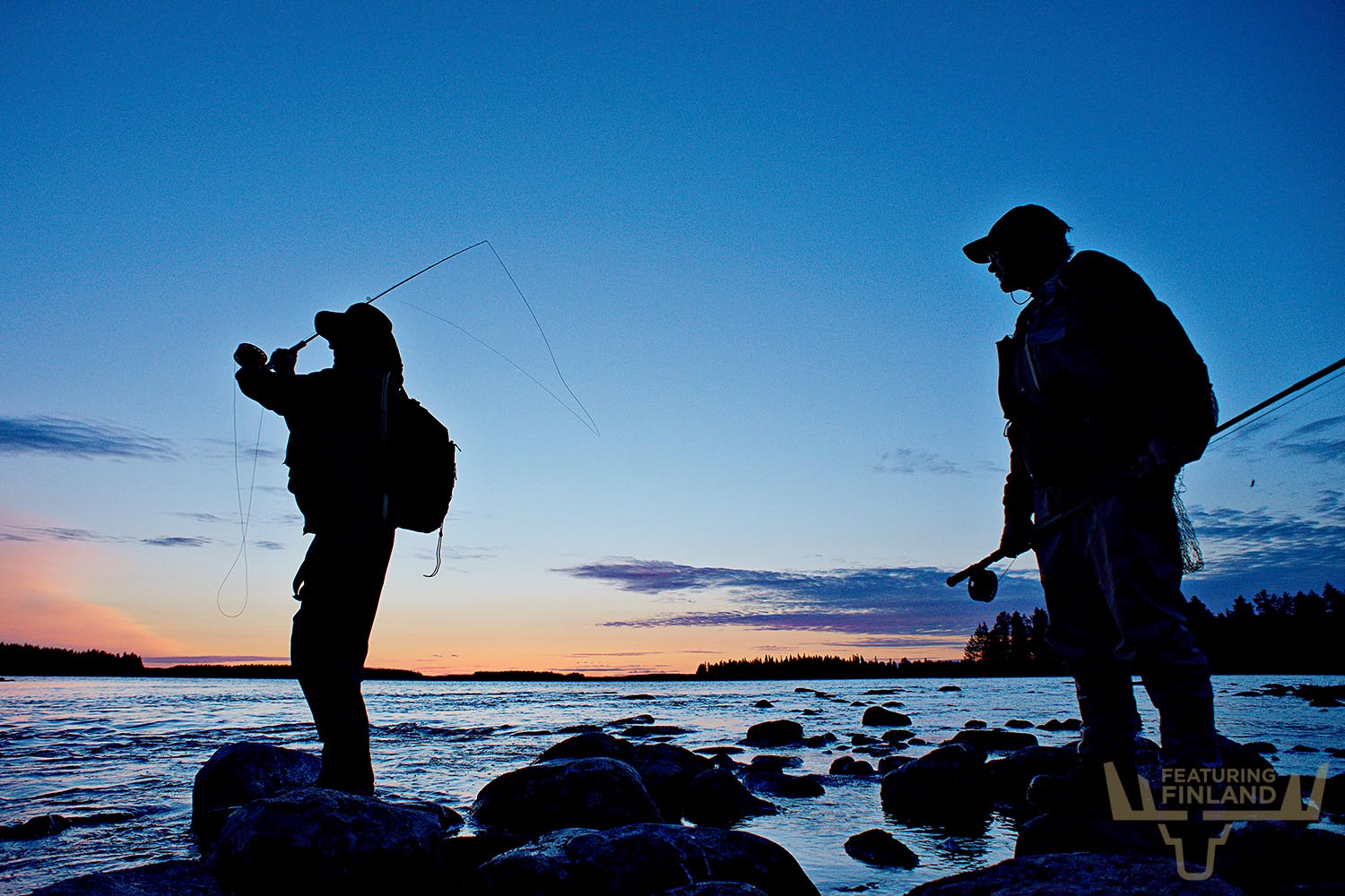 trout fishing finland