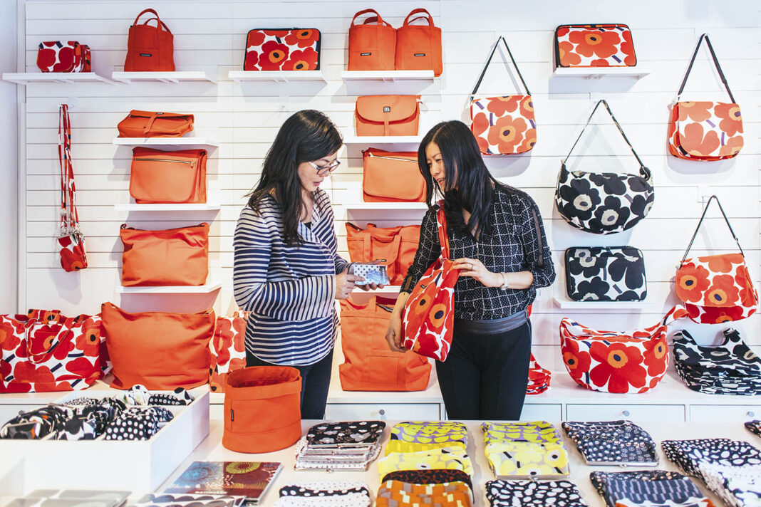 Marimekko store in Helsinki. Photo: Jussi Hellstén / Visit Finland Marimekko Helsinki